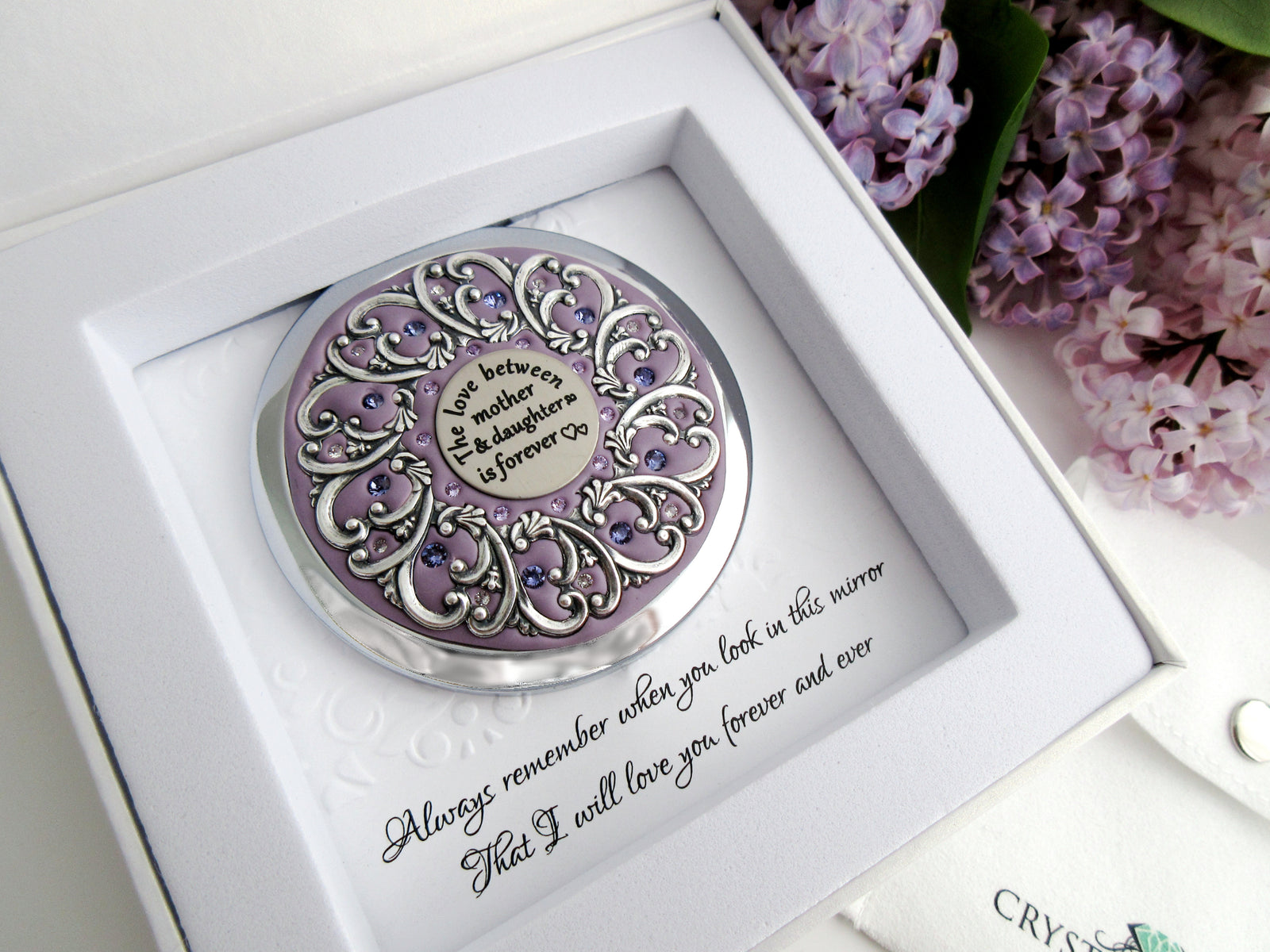 Mother and Daughter Compact Mirror