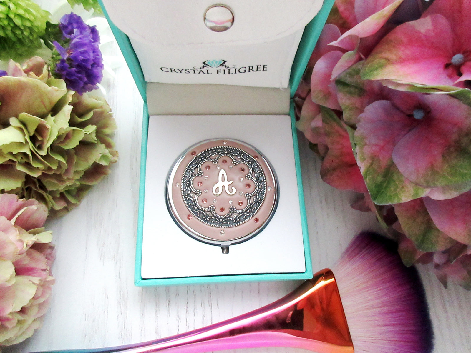 Personalized Ornate Pill Box