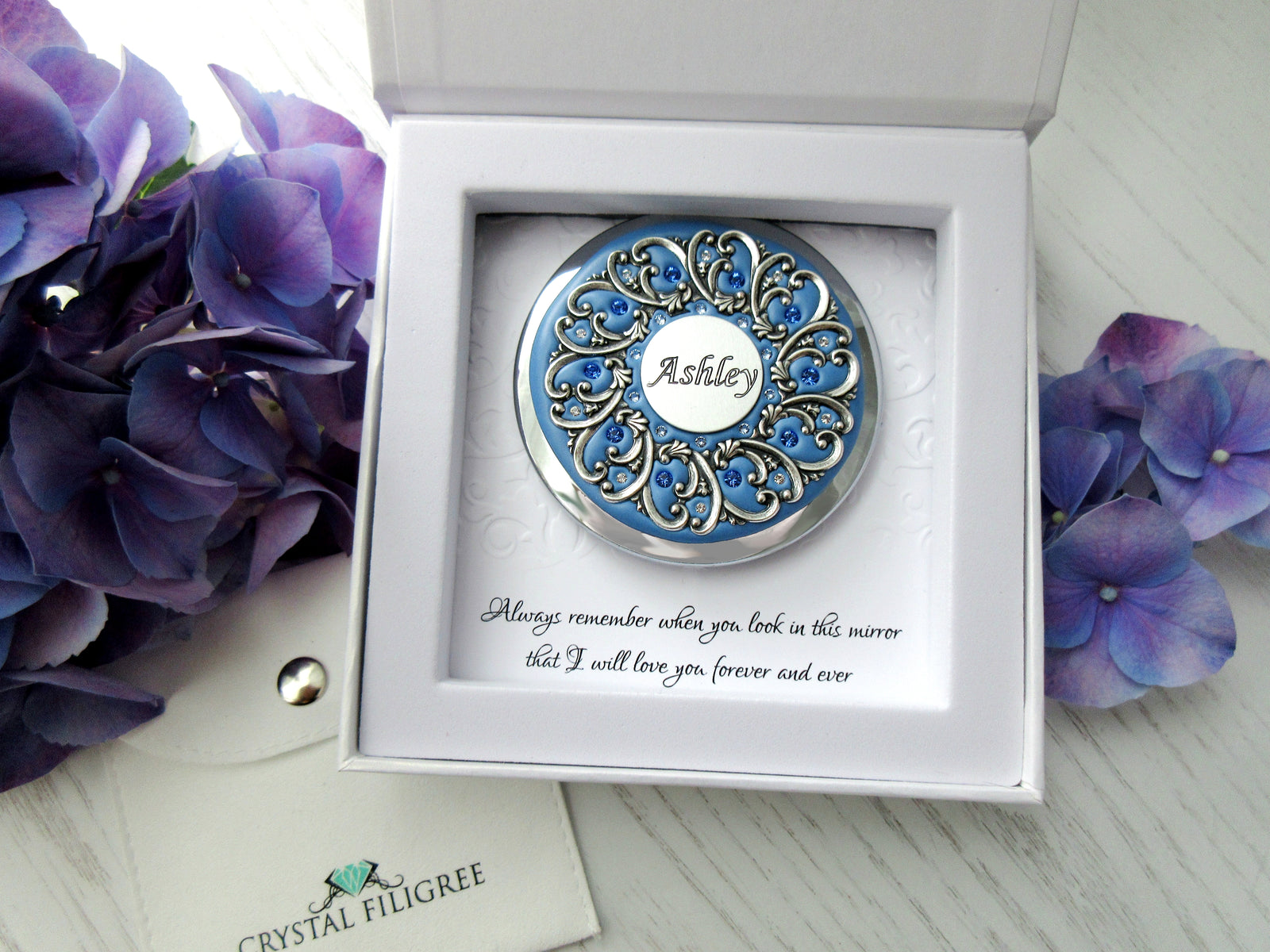 Personalized Name Compact Mirror