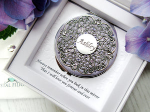 Personalized Name Compact Mirror