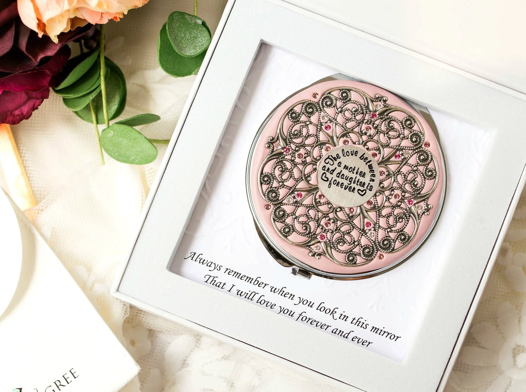 Mother and Daughter Extra Large Compact Mirror